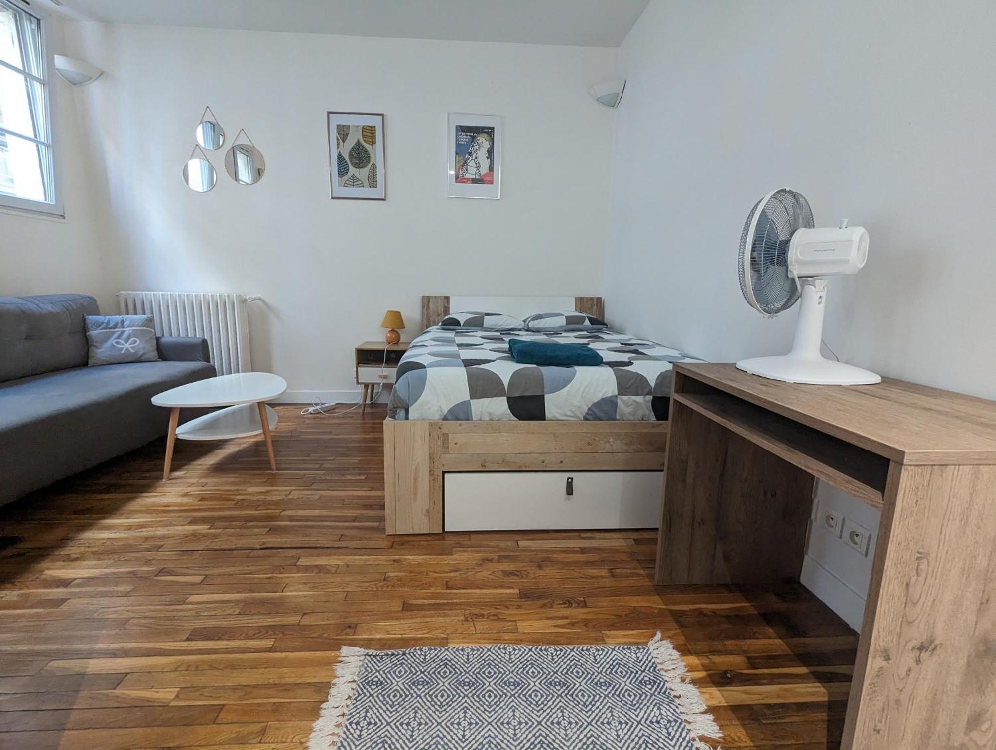 Studio Jaures - Equipped Studio Near Paris With Private Bathroom 蒙鲁日 外观 照片