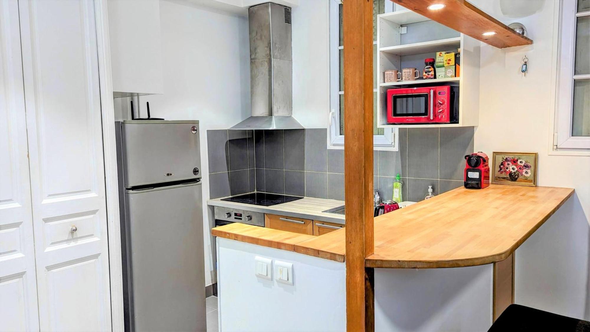 Studio Jaures - Equipped Studio Near Paris With Private Bathroom 蒙鲁日 外观 照片